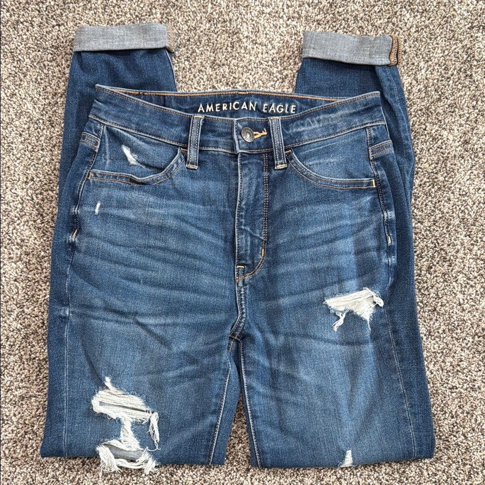 American Eagle Outfitters "The Dream Jean" Skinny Jeans ~ Women's Size 0 Regular